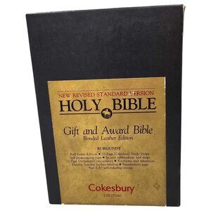 Red Holy Bible New Revised Standard Version Red Letter Cokesbury w/ Study Helps